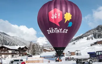 Exkluzivní let balónem nad Alpami – dárek a zážitek