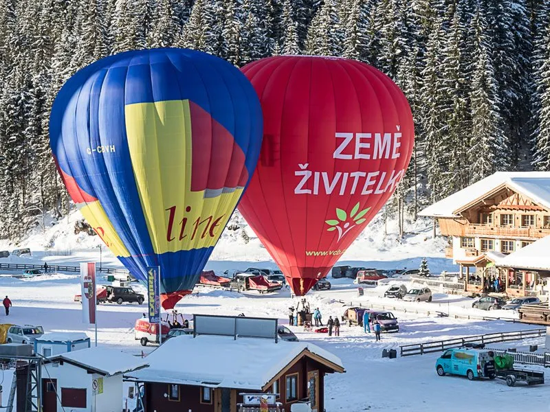 Exkluzivní let balónem nad Alpami