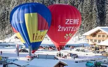 Exkluzivní let balónem nad Alpami