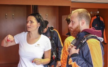 Tandemový seskok padákem