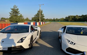 Jízda v Lamborghini na polygonu