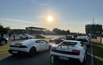 Jízda v Lamborghini na polygonu