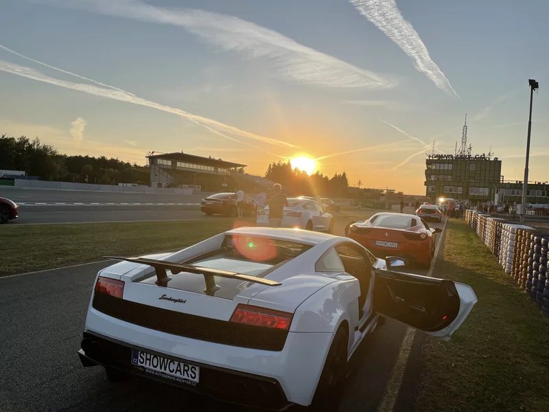 Jízda v Lamborghini na polygonu
