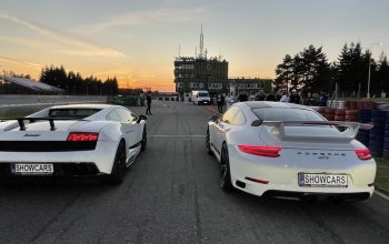 Jízda v Lamborghini na polygonu