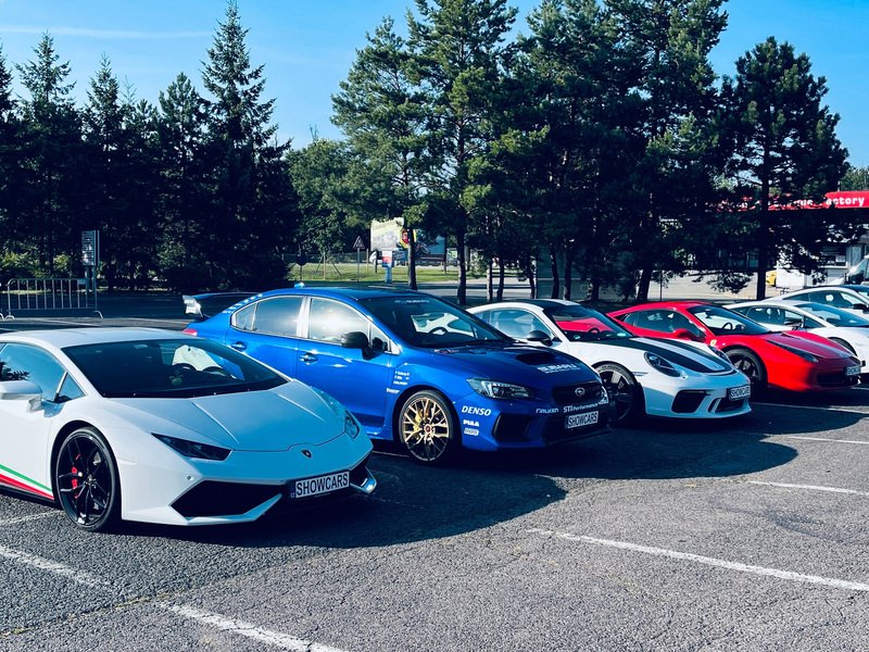 Jízda v Lamborghini na polygonu