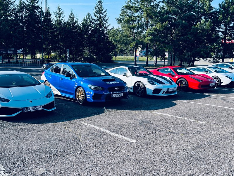 Jízda v Lamborghini na polygonu