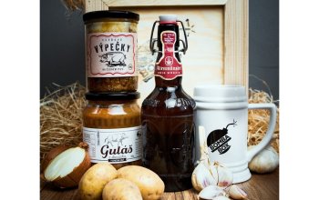 Dárková bedna s páčidlem pro muže Farmářská Celá ČR