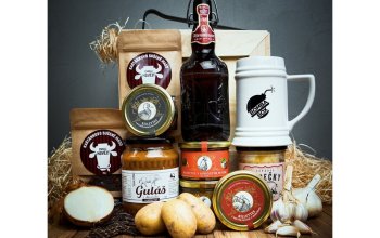 Dárková bedna s páčidlem pro muže Farmářská Celá ČR