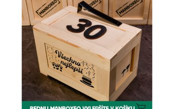 Originální dárková bedna XXL se suchým vínem Celá ČR