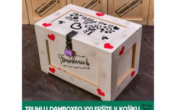 Dámská dárková truhla se suchým bílým vínem Celá…
