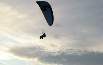 Tandem paragliding: Termický let