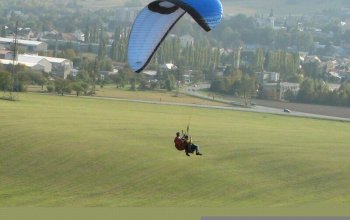 Tandem paragliding: Termický let