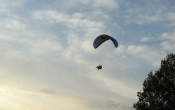 Tandem paragliding: Termický let