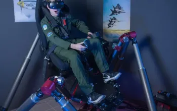 Pohyblivý letecký simulátor - proleťte se virtuální realitou