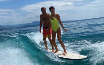 Wakesurf a efoil se světovým rekordmanem na Lago…