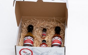 Dárkové balení extrémně pálivých chilli omáček