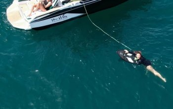 Wakesurf a efoil se světovým rekordmanem na Lago di Garda