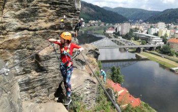 Via ferrata se zkušeným instruktorem