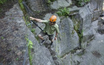 Via ferrata se zkušeným instruktorem