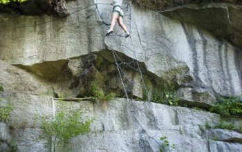 Via ferrata se zkušeným instruktorem