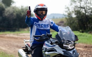 Motorky na trialové trati s mistrem ČR: Pardubický kraj