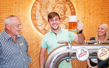 Škola čepování piva Gambrinus + prohlídka pivovaru