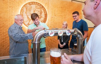 Škola čepování piva Gambrinus + prohlídka pivovaru