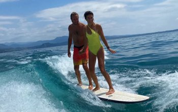 Wakesurf a efoil se světovým rekordmanem na Lago di Garda