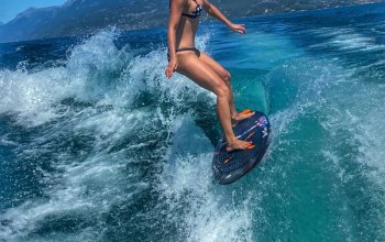 Wakesurf a efoil se světovým rekordmanem na Lago di Garda