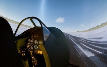 Letecký simulátor stíhačky Supermarine Spitfire