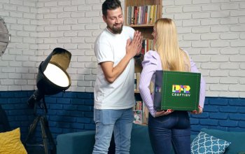 Sada na výrobu velkého koženého zápisníku