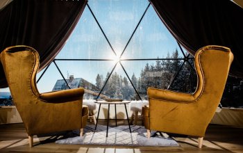 Glamping v Beskydech s wellness a snídaní