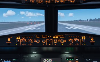 Autentický simulátor letu v Aibusu A320: Praha