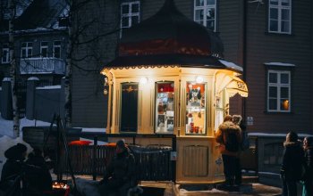 Severním Norskem za polární září