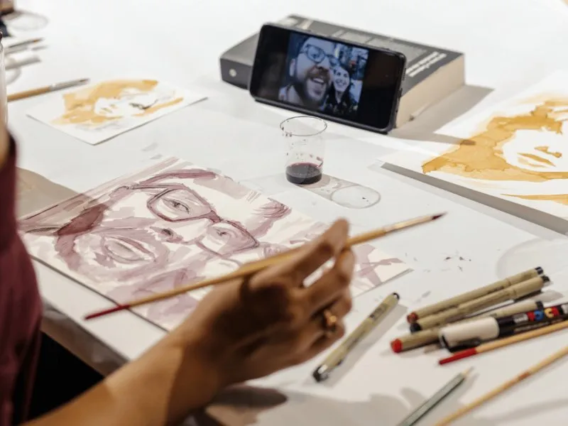 ArtMoment | Zážitkový kurz malování vínem s degustací