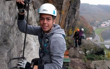 Dva dny na nejdelší via ferratě Česka