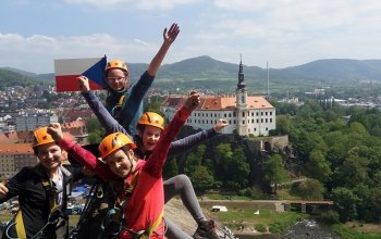 Dva dny na nejdelší via ferratě Česka