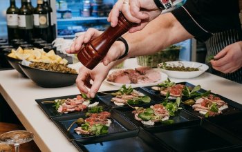 3chodové gurmánské menu s mušlemi