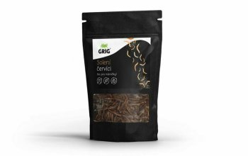 Ochucení křupaví červíci pro odvážné