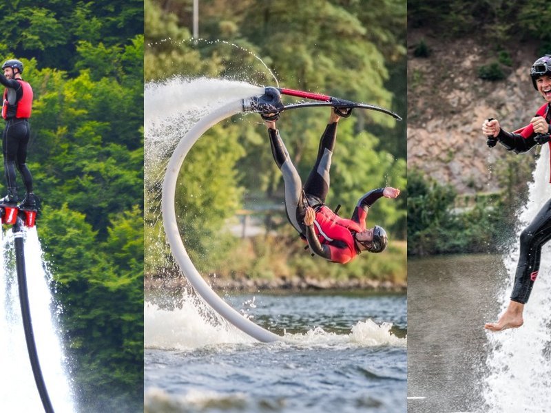 Balíček 2v1 z nabídky Flyboard, Hoverboard a Jetpack