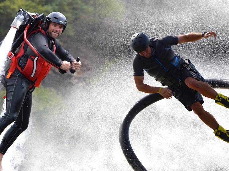 Balíček 2v1 z nabídky Flyboard, Hoverboard a Jetpack