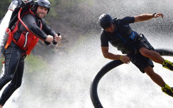 Balíček 2v1 z nabídky Flyboard, Hoverboard a Jetpack