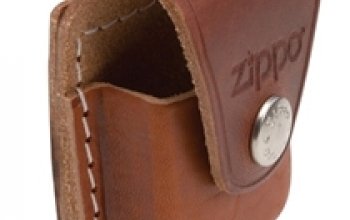 ZIPPO kožená kapsička hnědá - 17002