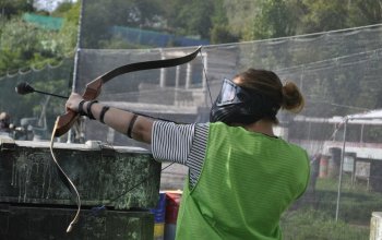 Archery- paintball s lukem