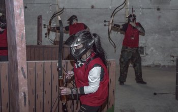Archery- paintball s lukem