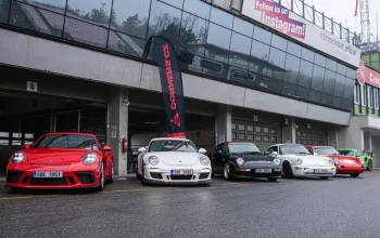 Jízda na okruhu v 6 generacích Porsche 911