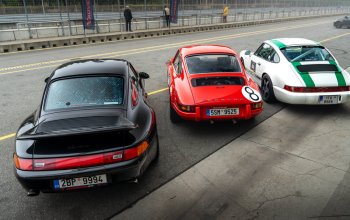 Jízda na okruhu v 6 generacích Porsche 911