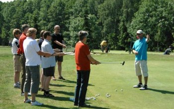 Intenzivní trénink golfu