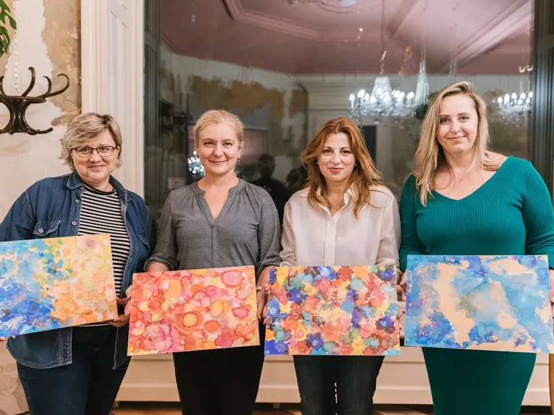ArtMoment | Kurz abstraktního malování tuší