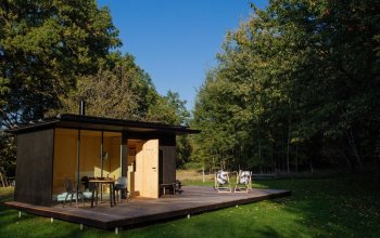 Ubytování: Tiny house s vlastní saunou